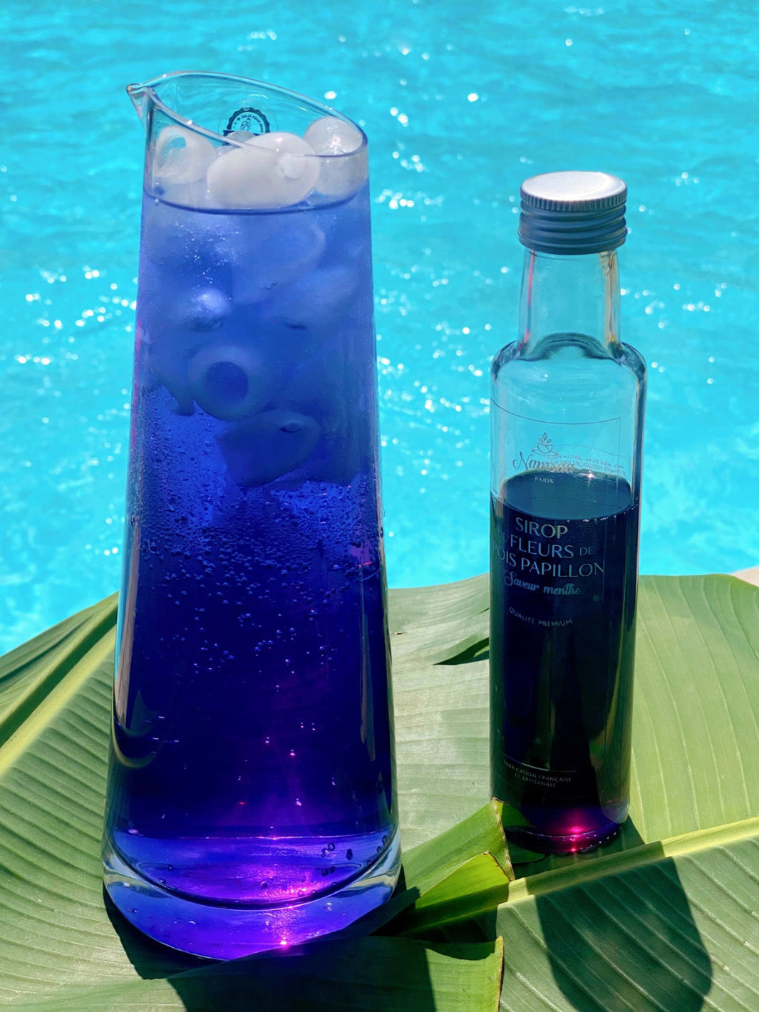 Organic butterfly pea flower syrup
