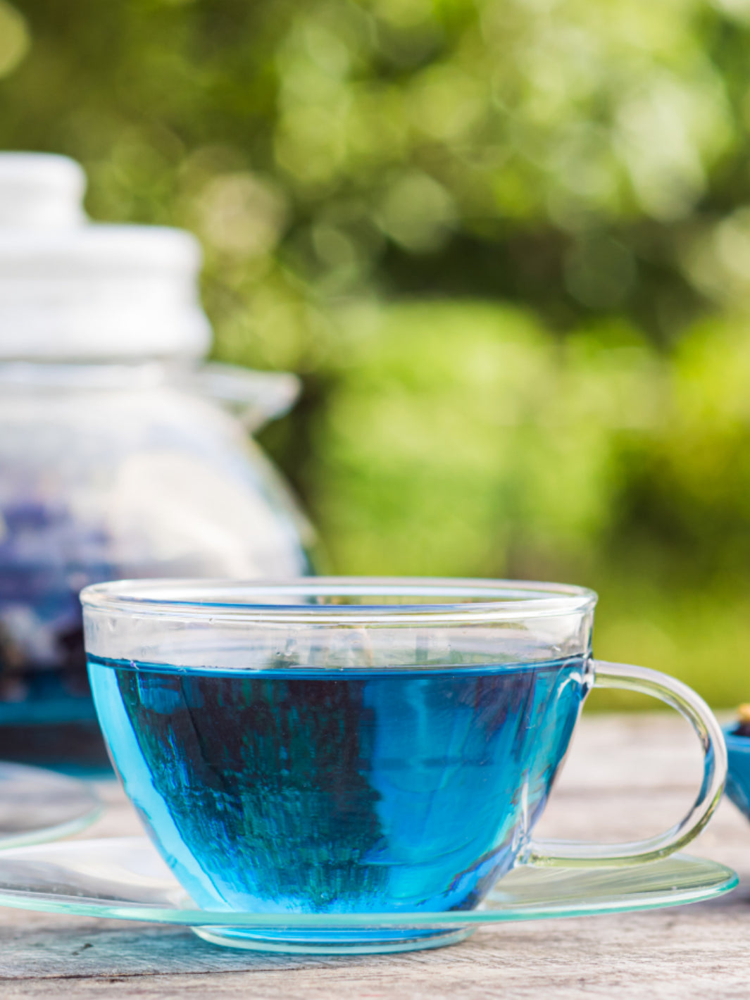 Tasse à thé en verre transparent + soucoupe (-20%) – Namsaa
